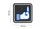 JTG Dislike Rubber Patch JTG