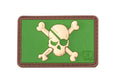JTG Pirate Skull Rubber Patch