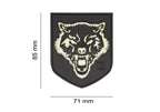JTG Wolf Shield Rubber Patch JTG
