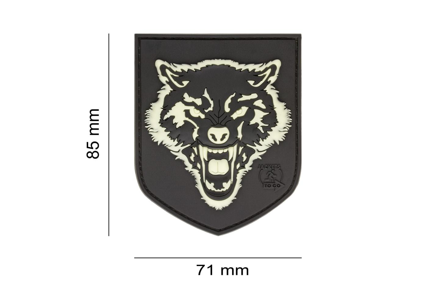 JTG Wolf Shield Rubber Patch JTG