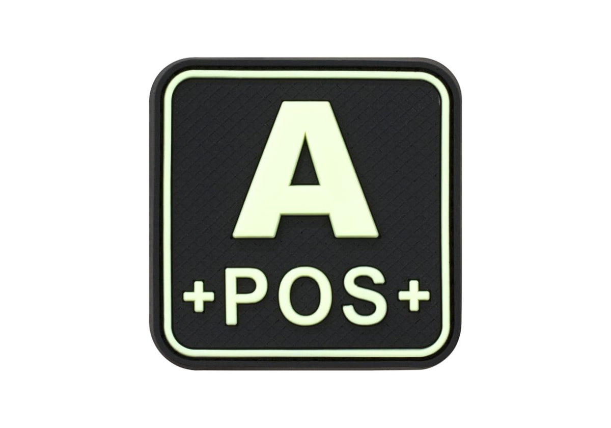 JTG Bloodtype Square Rubber Patch A Pos JTG