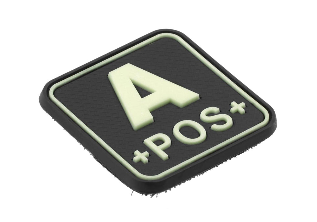 JTG Bloodtype Square Rubber Patch A Pos JTG