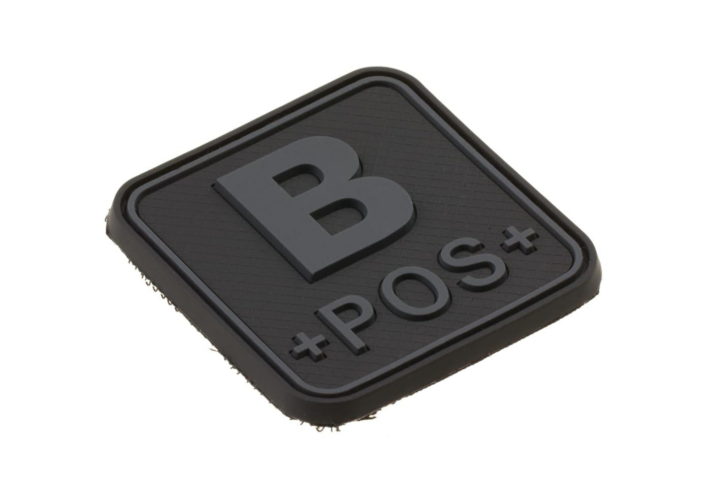 JTG Bloodtype Square Rubber Patch B Pos JTG