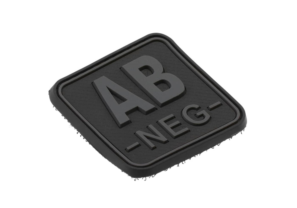 JTG Bloodtype Square Rubber Patch AB Neg JTG