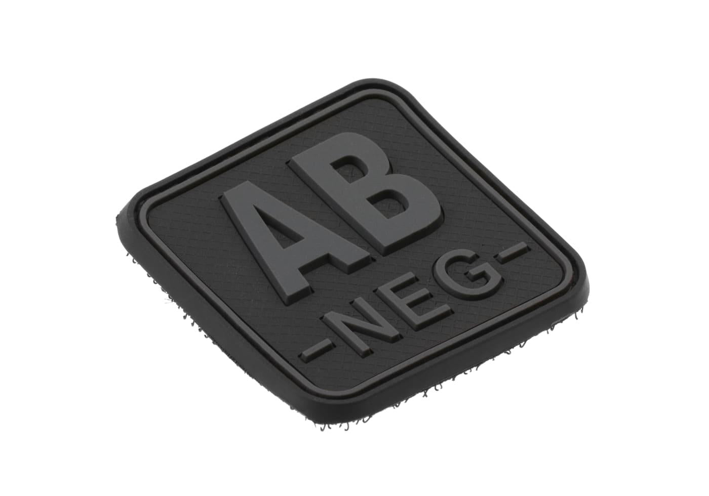 JTG Bloodtype Square Rubber Patch AB Neg JTG