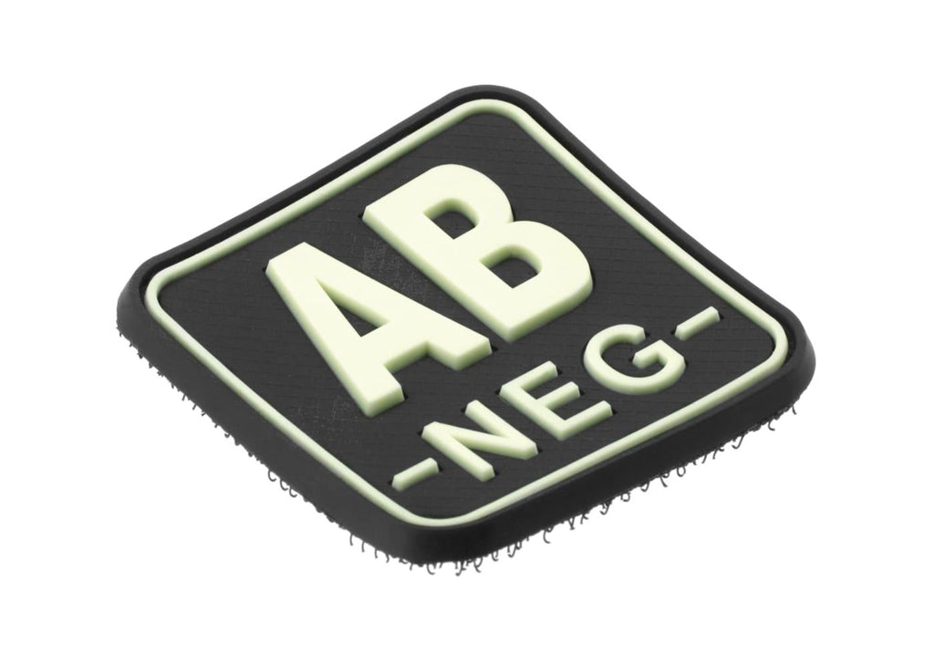 JTG Bloodtype Square Rubber Patch AB Neg JTG