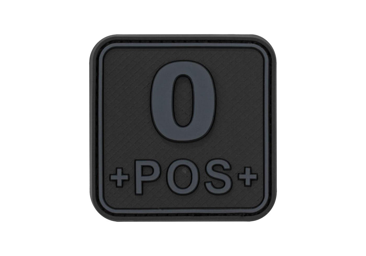 JTG Bloodtype Square Rubber Patch 0 Pos JTG