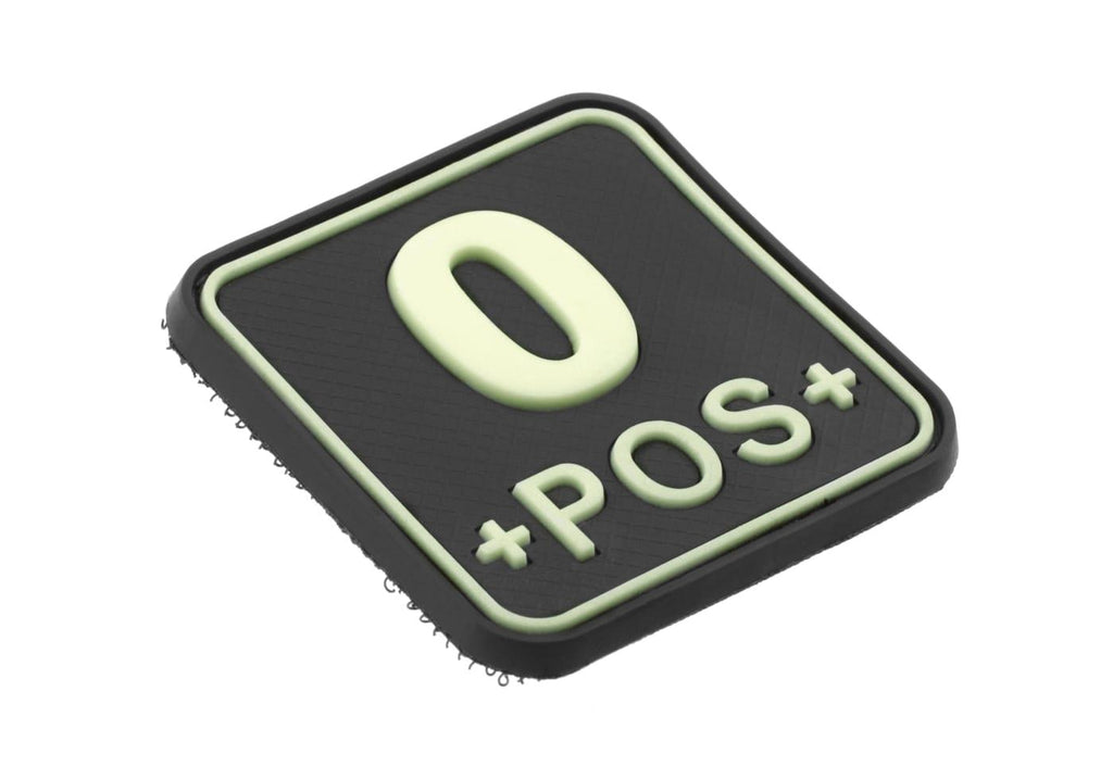 JTG Bloodtype Square Rubber Patch 0 Pos JTG