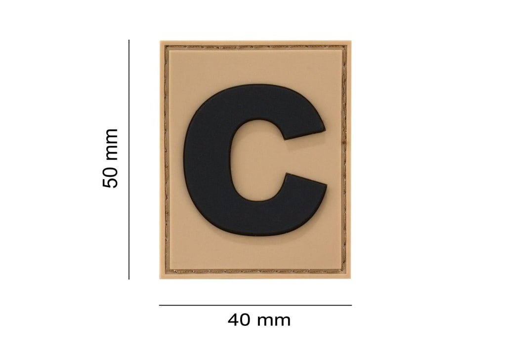 JTG C Team Member Rubber Patch Desert JTG