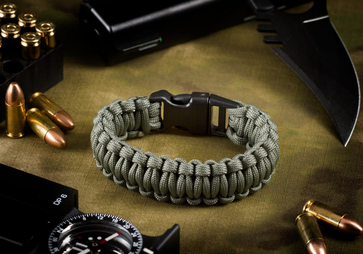 Invader Gear Paracord Bracelet - Grey