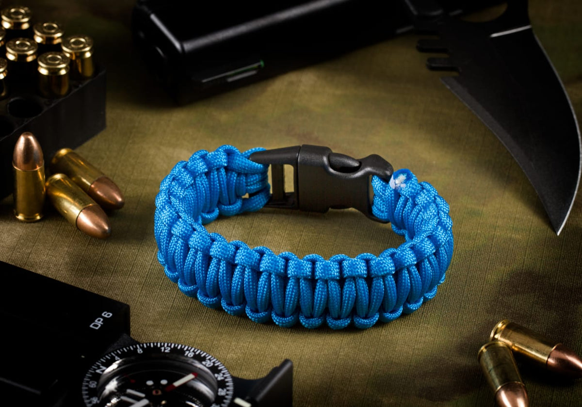 Invader Gear Paracord Bracelet - UN Blue