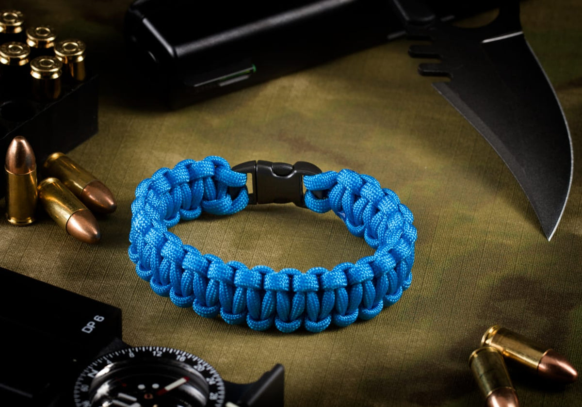 Invader Gear Paracord Bracelet Compact - UN Blue