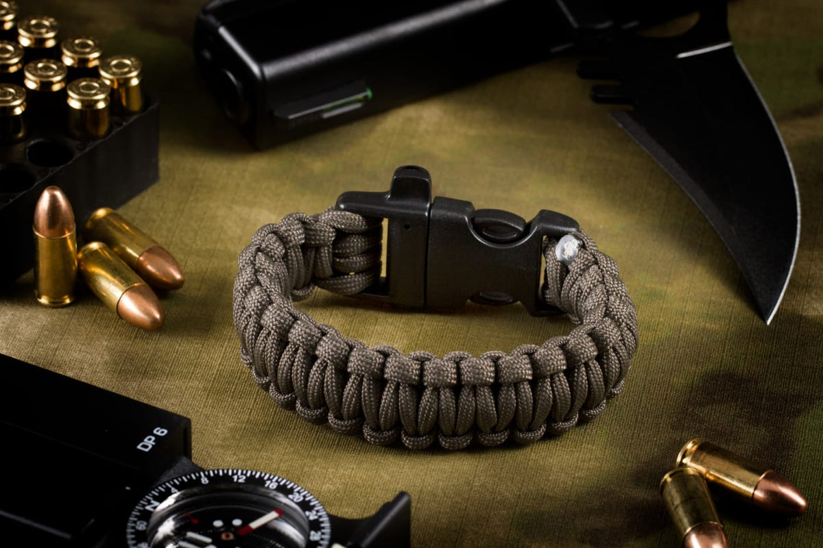 Invader Gear Survival Bracelet - Gun Grey