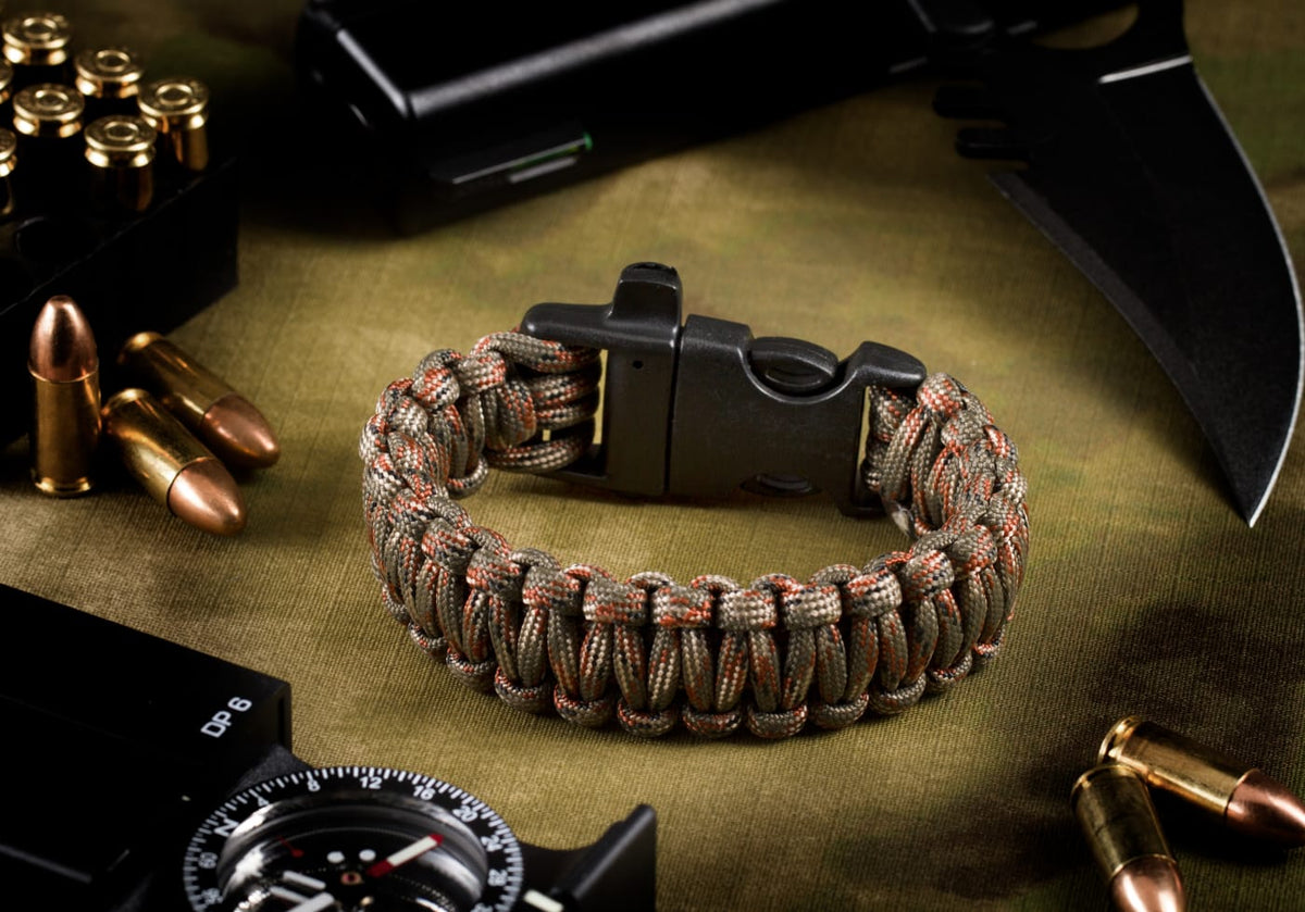 Invader Gear Survival Bracelet - OD Camo