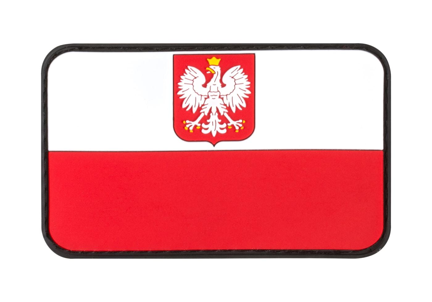 JTG Poland Flag Rubber Patch JTG