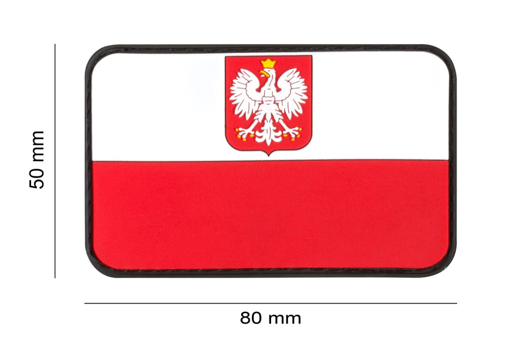 JTG Poland Flag Rubber Patch JTG