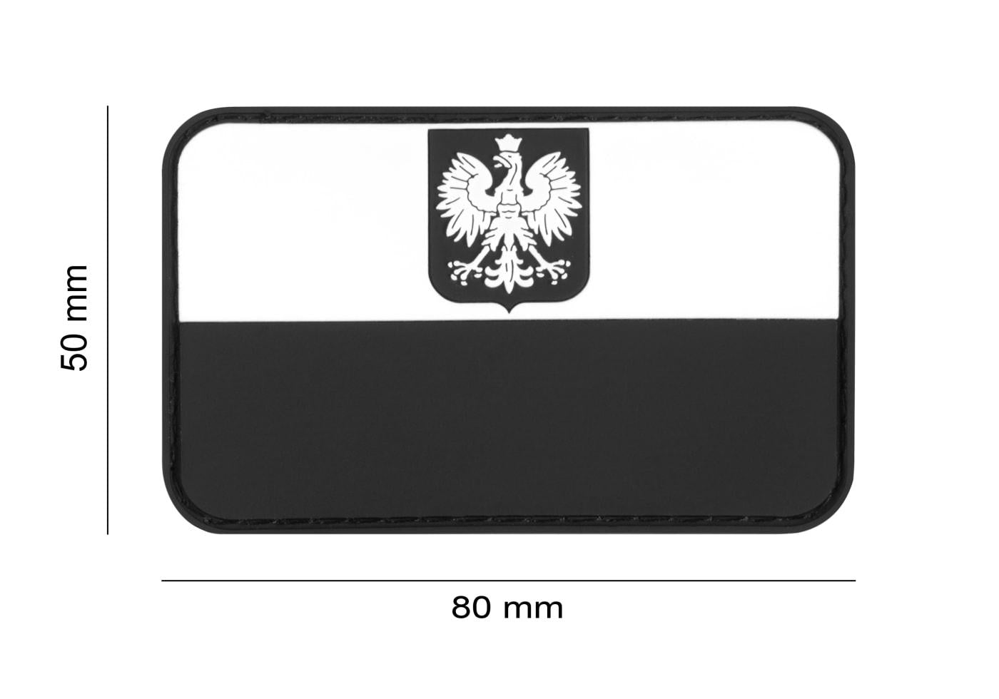 JTG Poland Flag Rubber Patch JTG