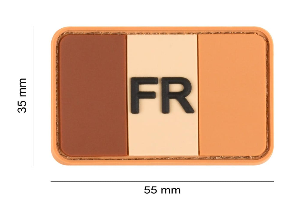 JTG France Flag Rubber Patch JTG