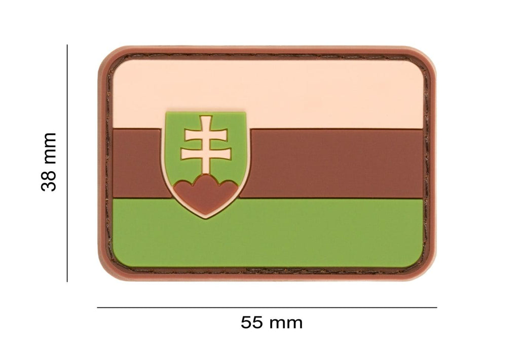 JTG Slovakia Flag Rubber Patch JTG