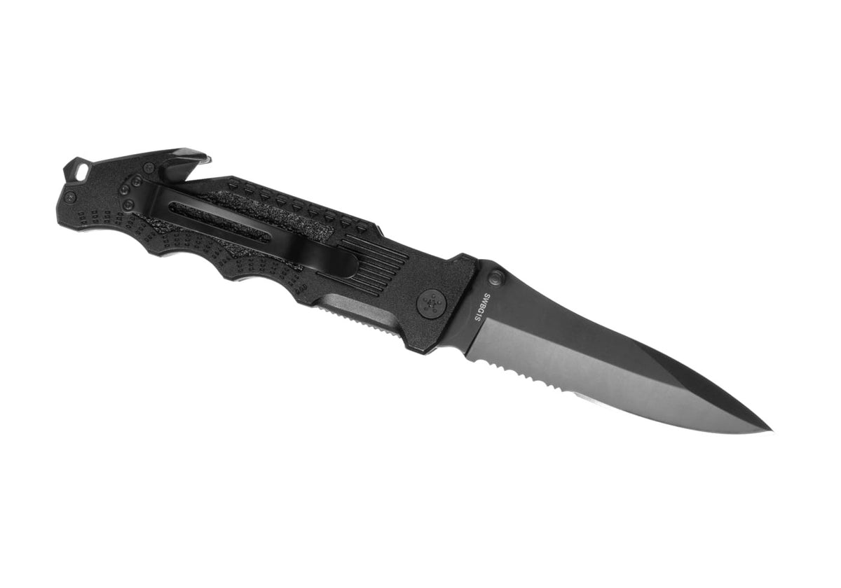 Smith & Wesson Border Guard SWBG1S Serrated Folder - Black