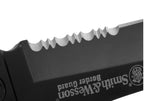 Smith & Wesson Border Guard SWBG1S Serrated Folder - Black