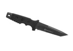 Smith & Wesson SW7S Fixed Blade Serrated Tanto - Black