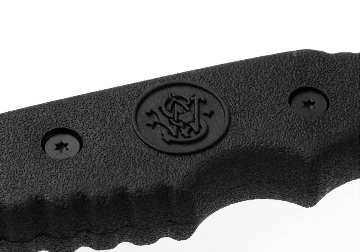Smith & Wesson SW7S Fixed Blade Serrated Tanto - Black