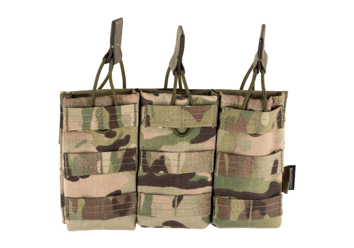 Invader Gear 5.56 Triple Direct Action Mag Pouch - Multicam
