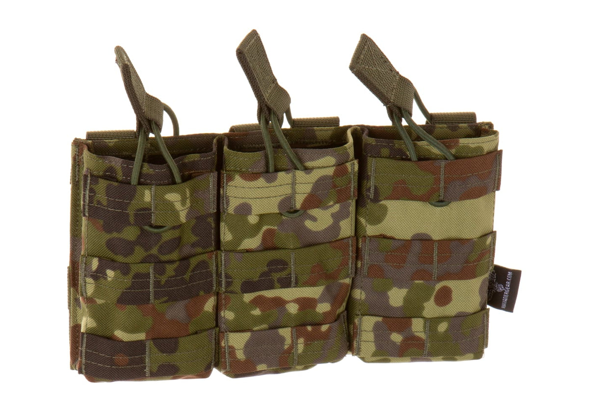 Invader Gear 5.56 Triple Direct Action Mag Pouch - Flecktarn
