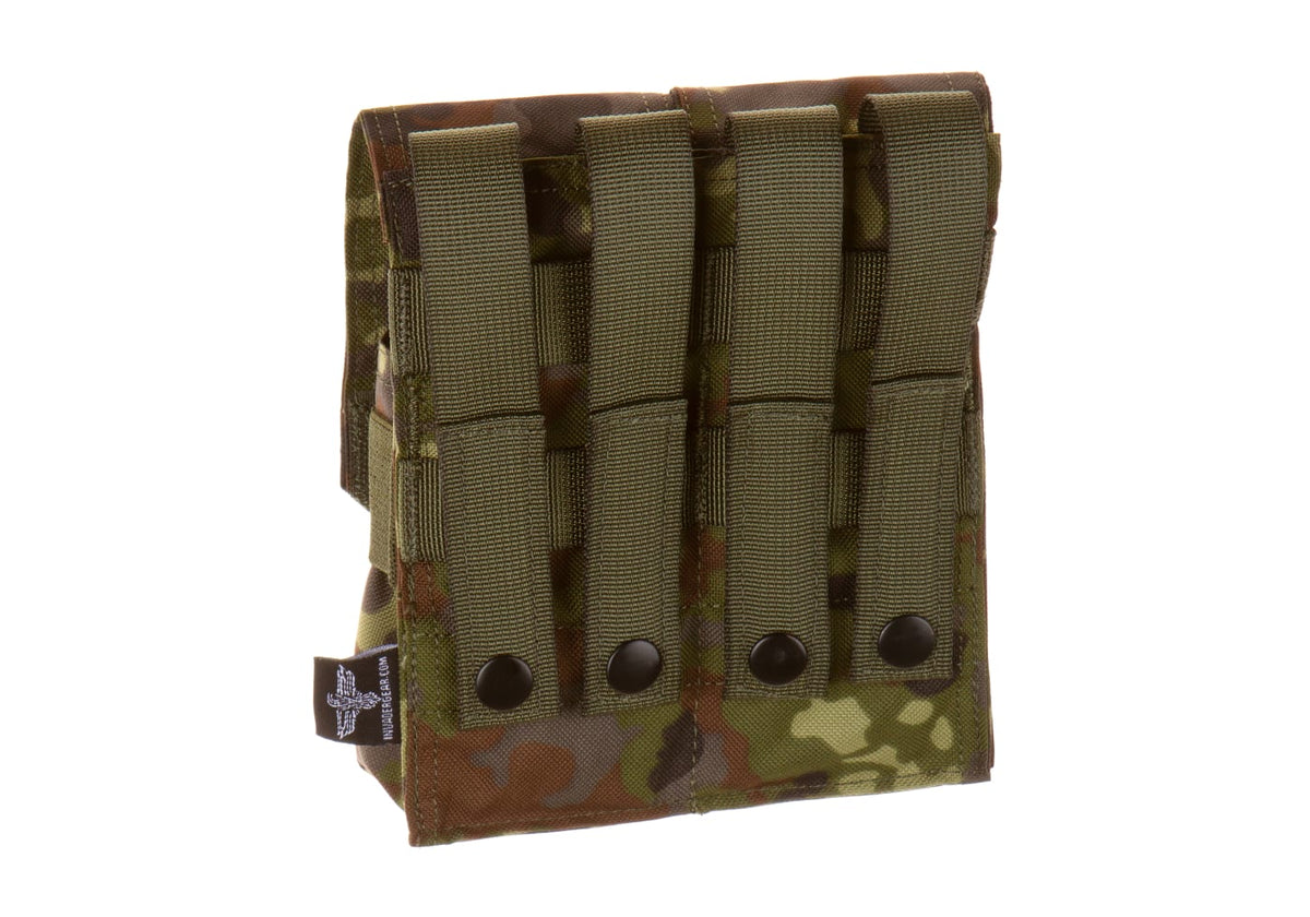 Invader Gear 5.56 2x Double Mag Pouch - Flecktarn