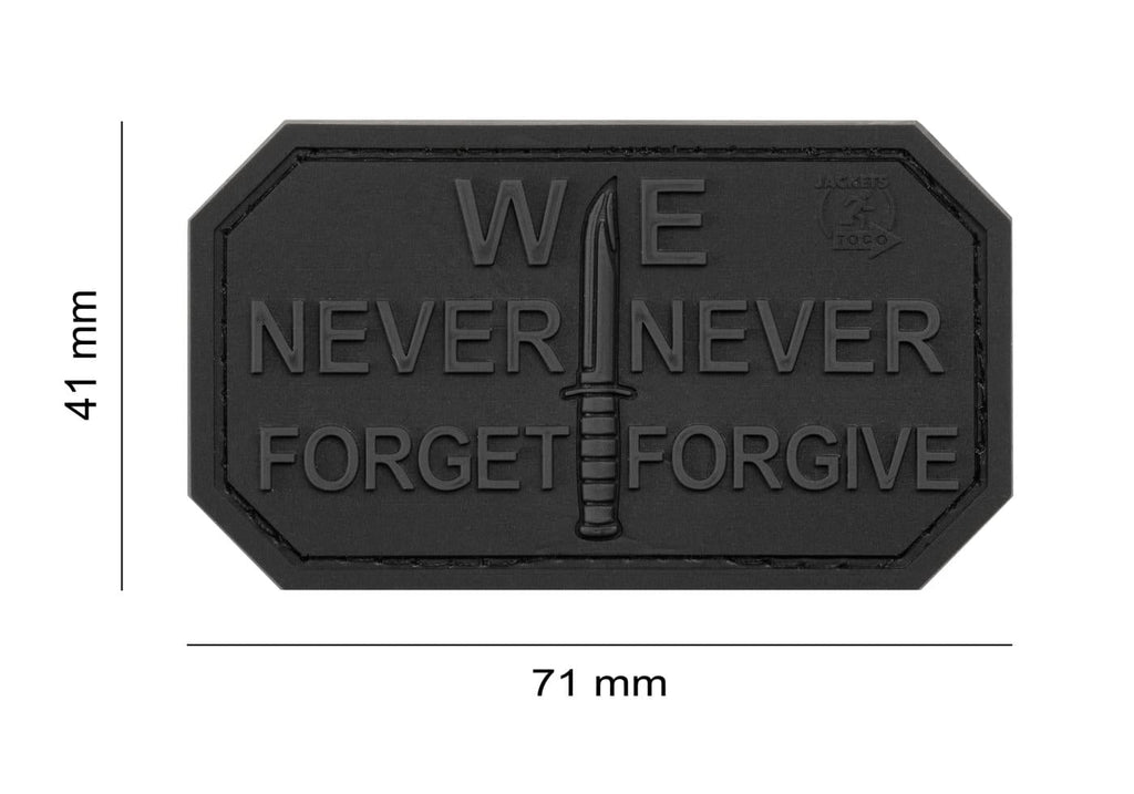 JTG Never Forget Rubber Patch JTG
