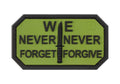 JTG Never Forget Rubber Patch