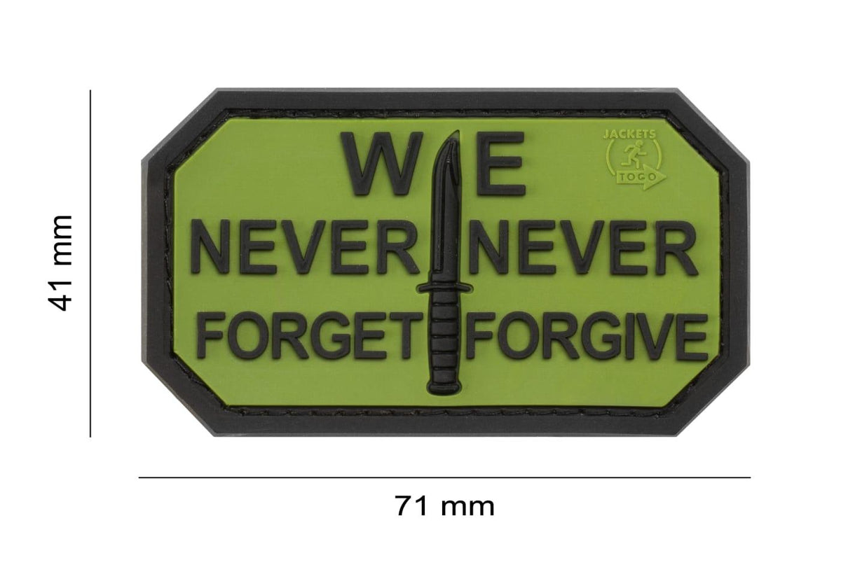 JTG Never Forget Rubber Patch JTG