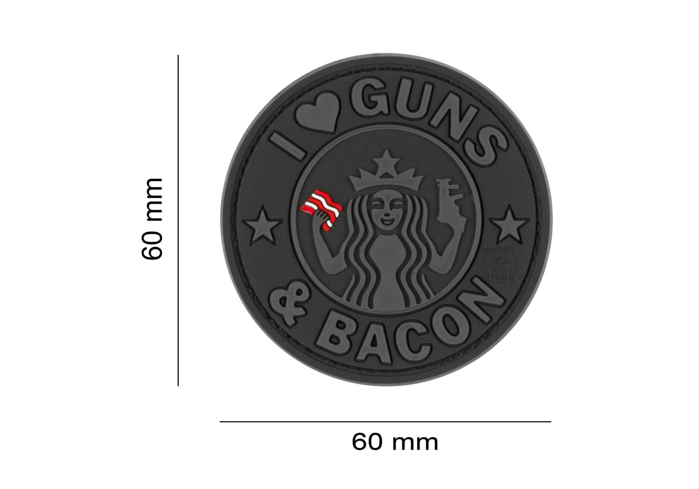 JTG Guns and Bacon Rubber Patch JTG