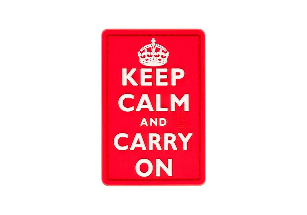 JTG Keep Calm Rubber Patch JTG