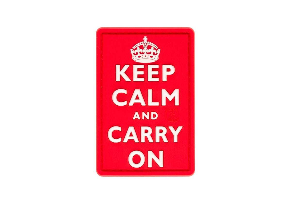 JTG Keep Calm Rubber Patch JTG