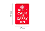 JTG Keep Calm Rubber Patch JTG