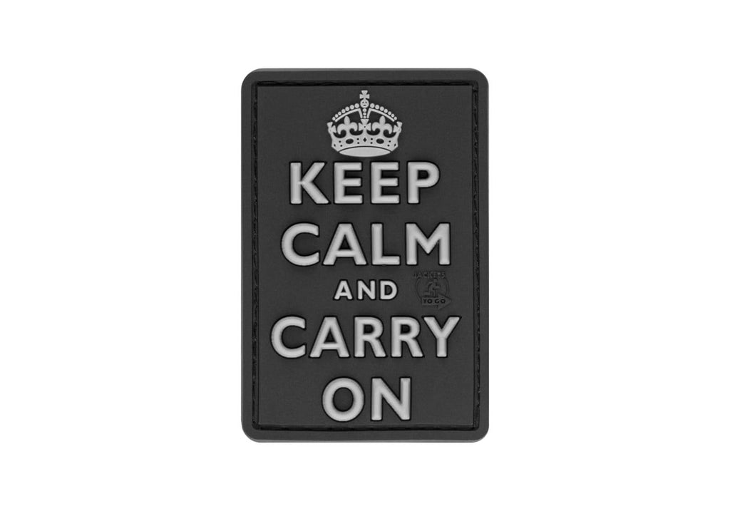 JTG Keep Calm Rubber Patch