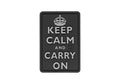 JTG Keep Calm Rubber Patch