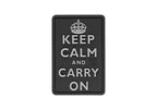 JTG Keep Calm Rubber Patch