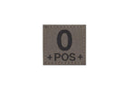 Clawgear 0 Pos Bloodgroup Patch Clawgear