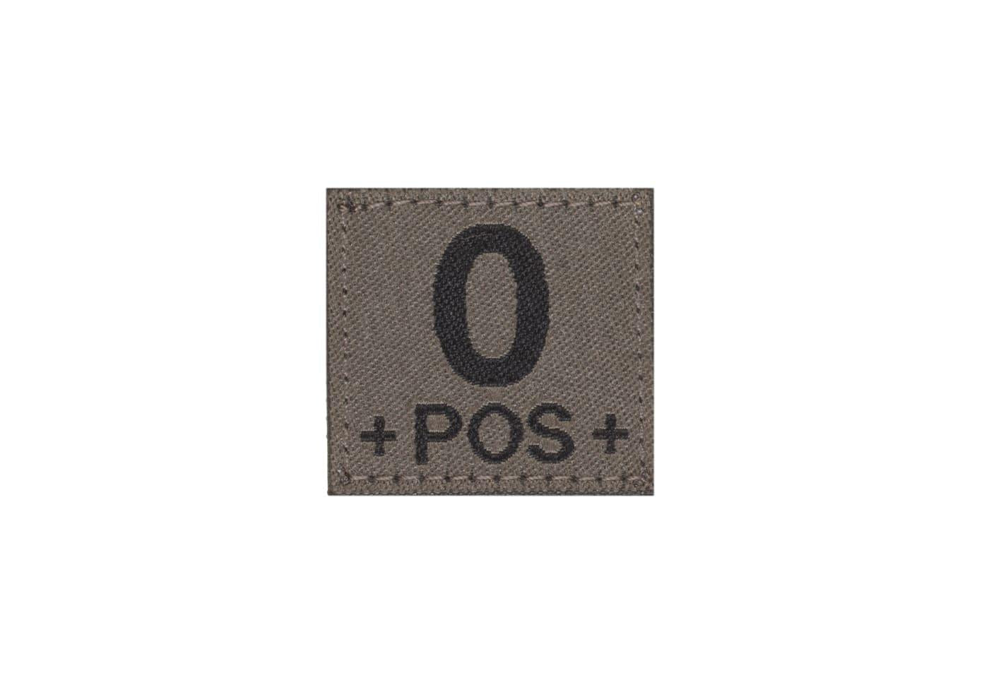 Clawgear 0 Pos Bloodgroup Patch Clawgear