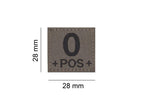 Clawgear 0 Pos Bloodgroup Patch Clawgear