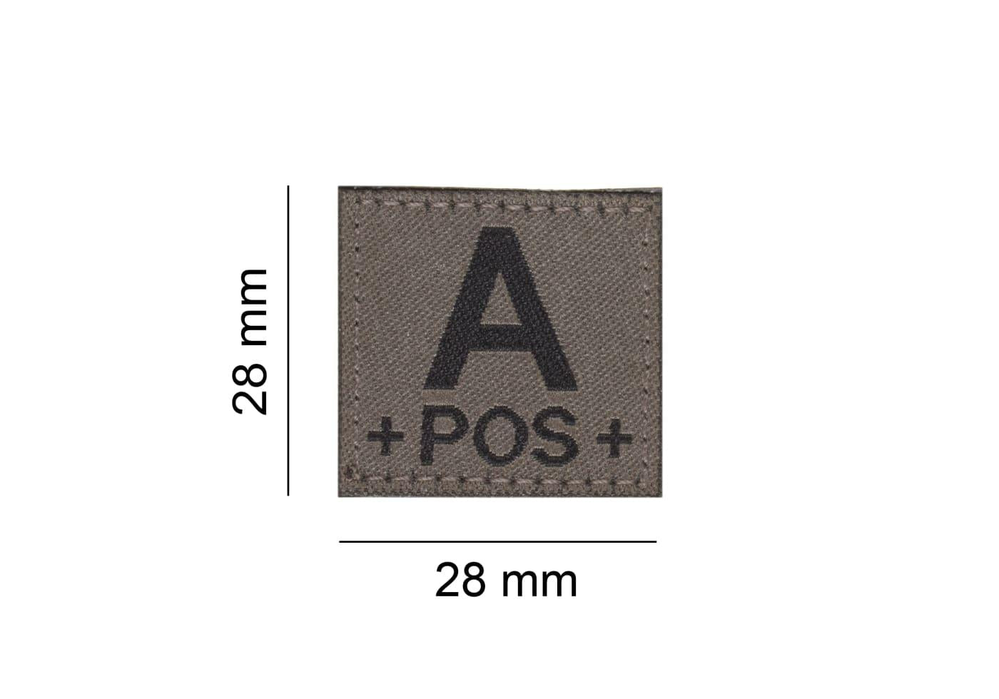 Clawgear A Pos Bloodgroup Patch Clawgear