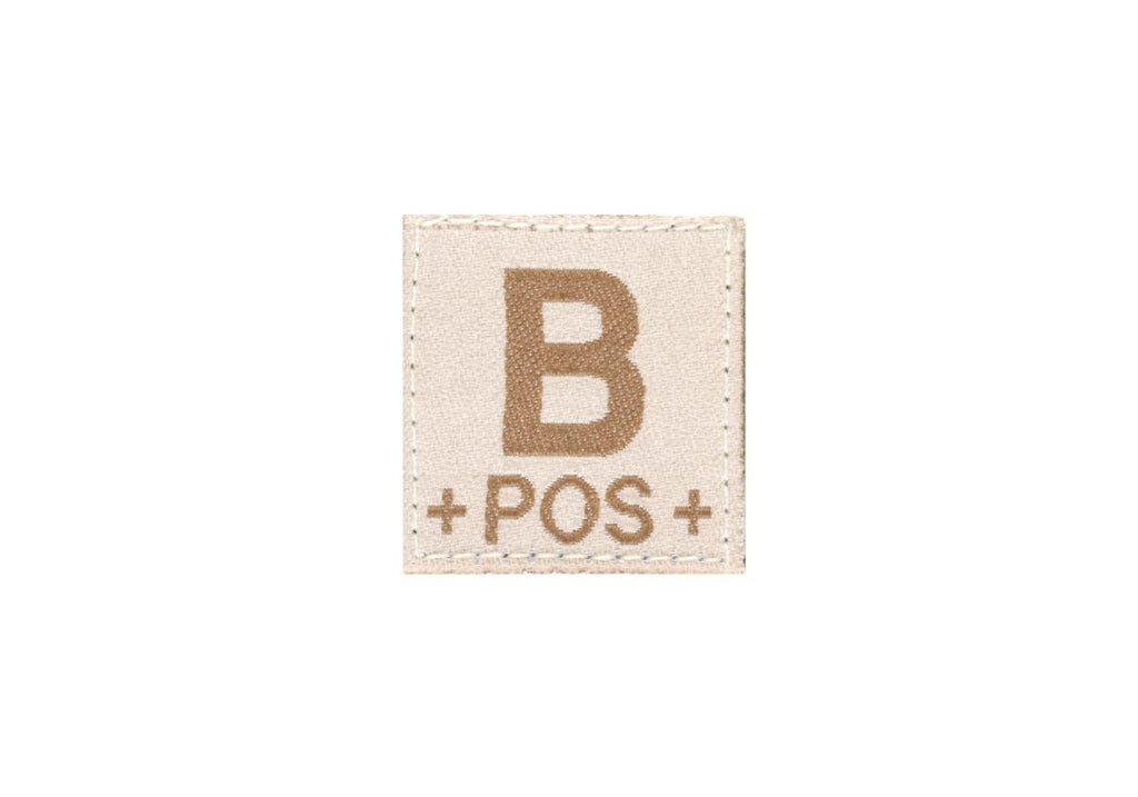 Clawgear B Pos Bloodgroup Patch