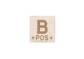 Clawgear B Pos Bloodgroup Patch