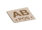 Clawgear AB Pos Bloodgroup Patch Clawgear