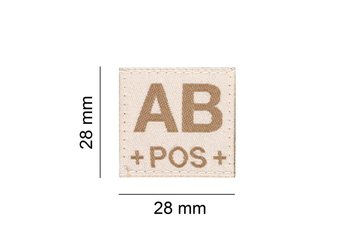 Clawgear AB Pos Bloodgroup Patch Clawgear