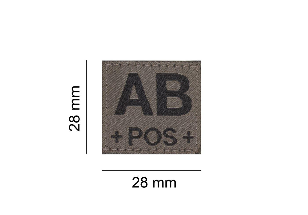 Clawgear AB Pos Bloodgroup Patch Clawgear