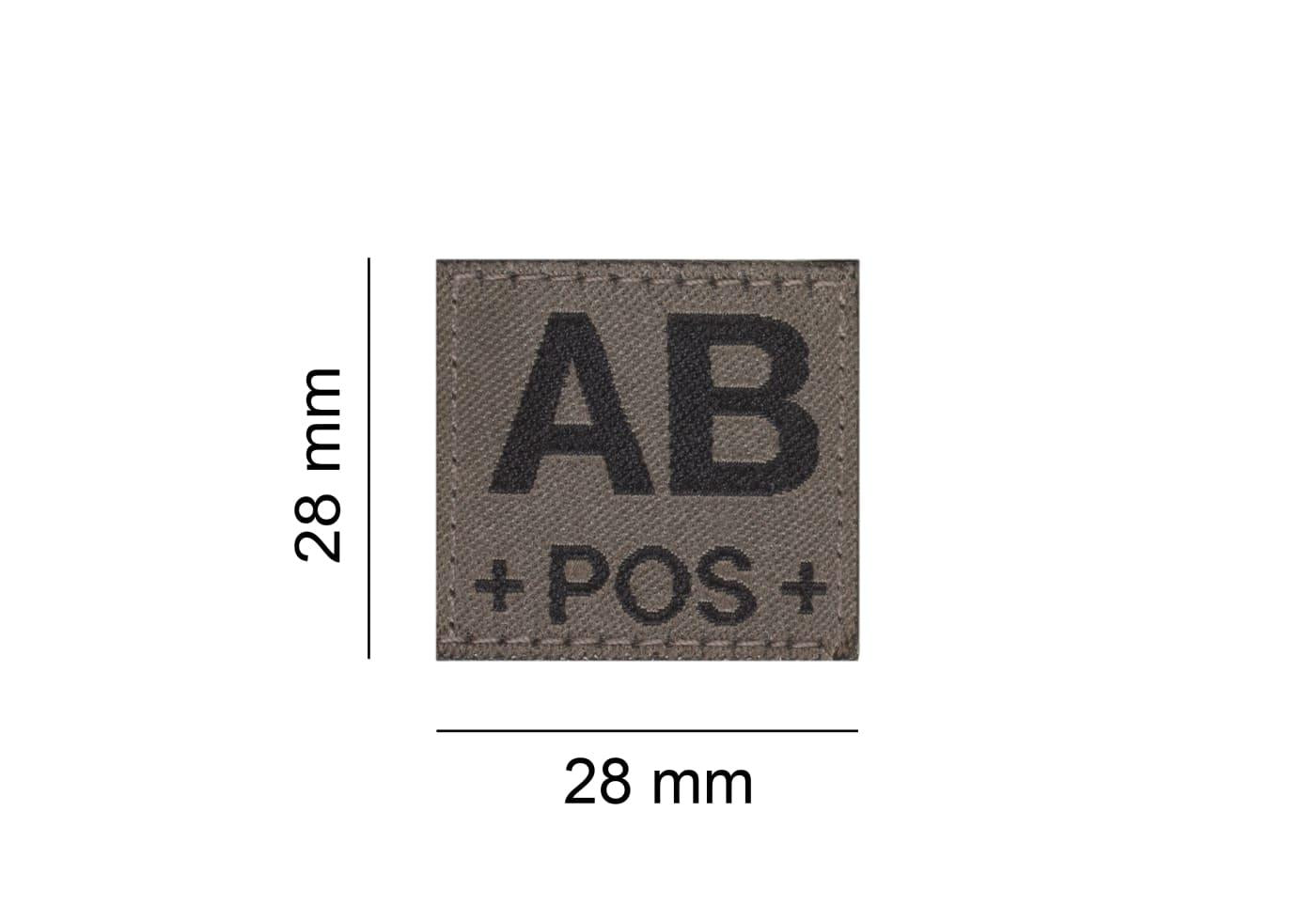 Clawgear AB Pos Bloodgroup Patch Clawgear